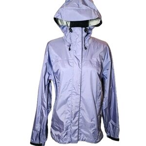Campmor Rain Jacket Hooded Purple Outdoorsy Nature Lover Lightweight SzS